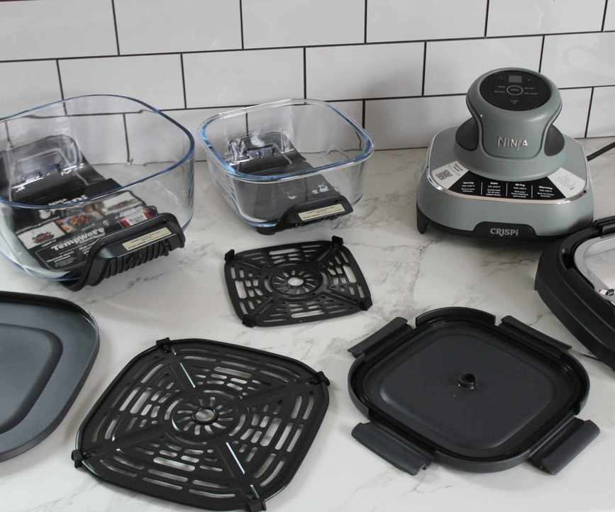 Ninja Crispi Portable Glass Air Fryer in the test kitchen