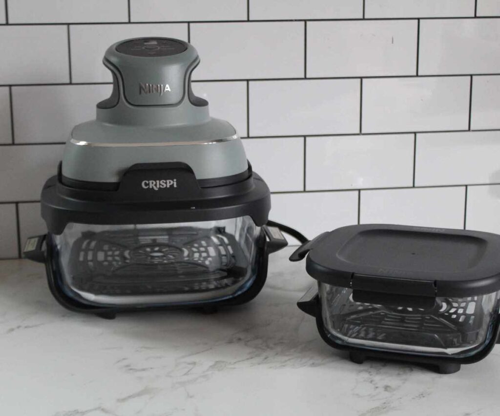 Ninja Crispi Portable Glass Air Fryer in the test kitchen